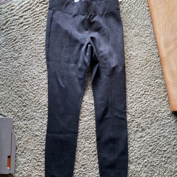 Old Navy Pants - High-Waisted Stevie Metallic Ponte-
Knit Pants for Women